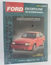 Ford Escort Lynx 1981-1990 Chilton Service Repair Manual