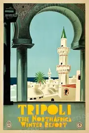 1930 Tripoli Libya Vintage Style North Africa Travel Poster - 20x30
