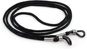 [VALICLUD] Black Nylon Eyeglasses Neck Cord Skid Holder String for Sunglasses Long Comfortable Wear for All Head