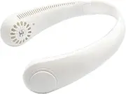 Koolmaxx 360° Bladeless Neck Fan with 78 Air Outlets - 4000mAh Portable Hands Free Fan, 3 Speeds Cooling, Rechargeable Personal Air Conditioner for Sports/Office/Outdoor, Ultra-Quiet 25dB