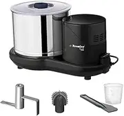 Premier Smart 200w Wet Grinder 2 LTR 230v Pg-512 with Coconut Scrapper and Dough Kneader Attachment, Easy Maintenance & Functional, Versatile Grinder