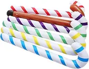 KONTONTY Inflatable Candy Cane Canes Balloons Giant Decorations for Adults Costumes