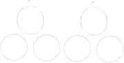 TOGEVAL 6 Pcs Strings Nylon Strings Musical Instruments Balalaika Nylon Balalaika