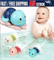 AU Baby Swimming Turtle Chain Bath Toys Baby Kids Children Bathroom Toy Pool Toy