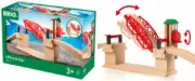 BRIO 33757 Lifting Bridge | Toy Train Accessory with Wooden Track for Kids...