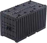 koolsoo Container Bricks Box Toys Harbour Wharf Educational Toys Toy Shipping Container Container for Gifts, Black
