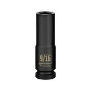 Powerbuilt 1/2 Inch Drive x 9/16 Inch 6 Point Deep Impact Socket - 647171