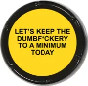 Dumbfuckery Talking Sound Button Funny Office Gifts Gag Coworker Christmas Gift