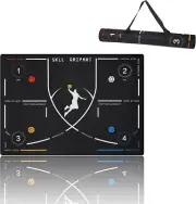 Portable Basketball Footwork Training Mat Agility Footstep Training Non-Slip Mat