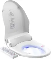 CEFITO Bidet Toilet Seat, Electric Portable Toilets Cover Smart Wash White