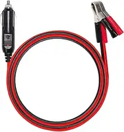 12V Cigarette Lighter Plug adaptor to Alligator Clips Jumper Power cable,3FT Clamp Clip-on 24V Auto cigarette lighter male adapter