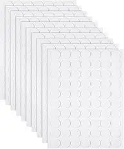 700 Pcs 20 mm Clear Removable Sticky Adhesive Putty Round Double Sided Adhesive Dots Waterproof Traceless Clear Putty Sticky Stickers for Wall Metal Glass Ceramic Wood Halloween Christmas Decoration