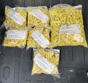 NOS 1000 Butt Wire Splice Connectors 10 - 12 Gauge Crimp Terminals Yellow