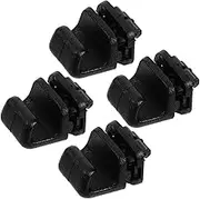 ZUNOXAZ 4pcs Rear Door Curtain Hooks for Drapery Plastic Sun Shade Hooks for Window Treatment for and Travel Flexible Sturdy Design for Various Rear Door