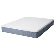 VITMÅSEN pocket sprung mattress, with latex extra firm/light blue, Queen