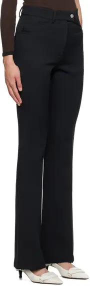 Bootcut zipper casual pants FR40,FR42 Black