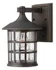 1800OZ Small Outdoor Wall Mount Lantern New England Design Cast Aluminum Clear