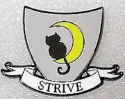 Strive Grey Mildred Hubble, Worst Witch School Uniform Enamel Badge. Book day.