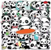 Panda Stickers,50 PCS Panda Graffiti Vinyl Waterproof Decals for Water Bottles