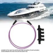 ◇ For NMEA 2000 4 Port Multiport T Connector M12 & Wire Cable For Marine