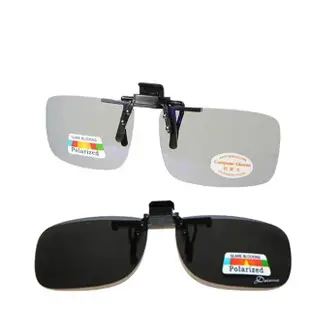 【Docomo】2組1入 頂級夾式偏光抗藍光+新型夾式偏光 抗UV400 頂級偏光太陽眼鏡
