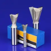 1/2&1/4" Woodworking Router Bit Dovetail Tungsten Router Bit Mill Cutter