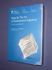 Teaching Co Great Courses DVDs PROVE IT MATHEMATICAL ARGUMENT new & sealed