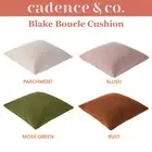 Cadence & Co. Blake Boucle Cushion Decorative Pillow Chair Sofa Bed 50x50cm