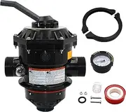 RDIYIN 262506 1-1/2-Inch 6-Way Clamp Style Valve Replacement for Pentair,Comoatible with Pool and Spa Sand Filter