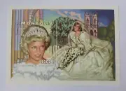 INT. COLLECTORS SOCIETY- PRINCESS DIANA - MONGOLIA - PD34 #03688 - MNH