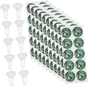 JOINPAYA 50 Sets Hydroponic Garden Grow Baskets Plastic Net Pots Cups with Labels Set Plant Nursery Pots for Aquatic Plants Cultivation Soilless Planting Indoor Home Gardening