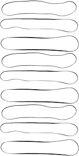 ARTIBETTER Sets Vinyl Record Player Accessory Rubber Phonograph Belt Long-Lasting Pcs