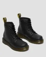 Dr. Martens 1460 R15382001 Boots Kids US 12 Black Softy T Leather Ankle KHD2095