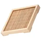 Bamboo Coaster Dining Table Essentials Decor Home Tabletop Wood Cup Mat Pad