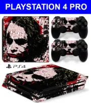 Joker Sticker Skin For PS4 PRO Console Wrap Vinyl + Controller