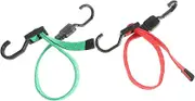 JECOMPRIS 2 Pcs Bungee Cords with Hooks for Securing for Motorcycles and Luggage High Elasticity Durable Travel Fixers