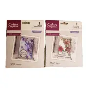Crafter's Companion Edge'ables Die Lot Frosty Snowflakes Christmas Poinsettia 2