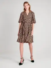Lovely Leopard Wrap Dress