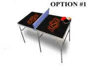 Oklahoma State University Portable Table Tennis Ping Pong Folding Table w/Access
