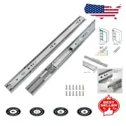 Durable 18 Inch Soft Close Drawer Slides - 100lb Capacity with Anti-Drop Design