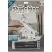 Royal & Langnickel(R) Sketching Made Easy Kit 9"X12"-Chapel SKBN-8