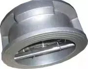 6" 316 SS Dual Plate Wafer Style Check Valve, Buna Seat, ANSI 150l, 225psi
