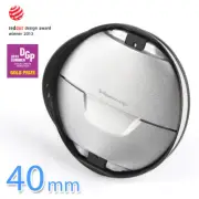 Hoocap TX40S Silver Aluminum Lens Cap & hood 2 in 1 for filter thread 40mm ε