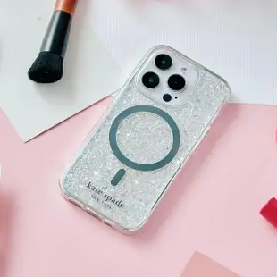【KATE SPADE】iPhone 15 Pro Max MagSafe 精品手機殼 銀河星鑽(磁吸)