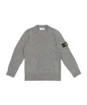 Stone Island Junior Logo Patch Knitted Jumper 8Y,12,6Y,6,14Y,12Y,10Y ash mixed color