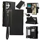 For Samsung Galaxy A15 A55 A53 2in1 Detachable Wallet Crossbody Leather Case
