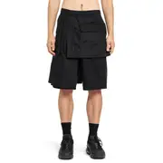 [MAHARISHI] MAHARISHI MAN BLACK SHORTS & SKIRTS Black