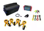 Power Quality Meter Analyzer with 5-inch Touch Screen 4 PCS 1000A Current Clamp