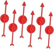 JUMPLAWN Family Fun Game Accessory: 6 Pack Plastic Pointers Toy Arrows for Educational DIY Games