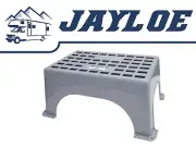 JAYLOE Caravan STOOL STEP Grey Step BIG for Caravan Trailer Motorhome Boats